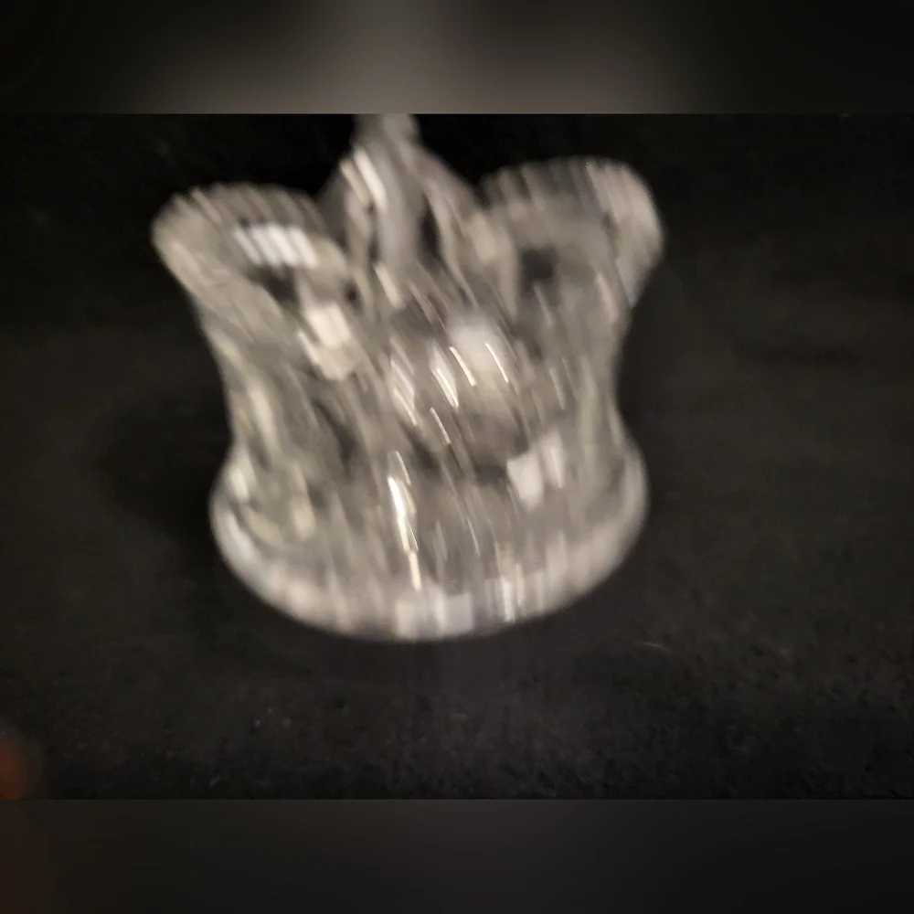 Vintage presscut sugar bowl